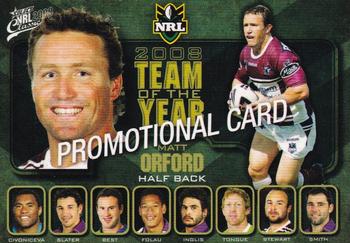 2009 Select Classic - Promotional #TY5 Matt Orford Front